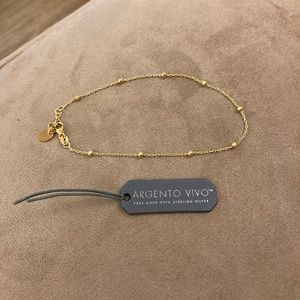 Argento Vivo Anklet